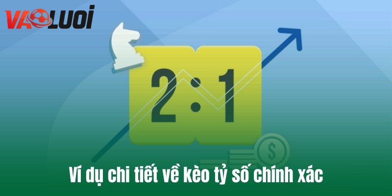 Ví dụ chi tiết về kèo tỷ số chính xác
